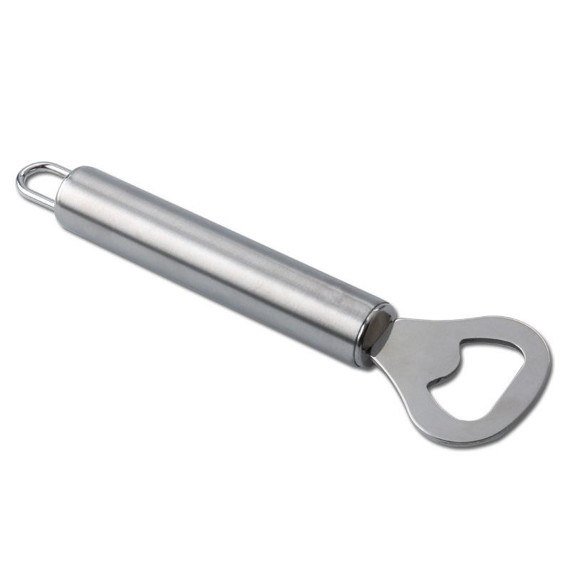 Creative multifunctional stainless steel beer bottle opener, simple metal can opener, beer cap opener