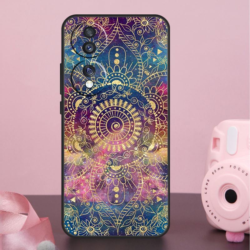 Элегантный чехол с цветочным узором Мандала для Honor 200 400 Pro 50 70 90 X9a X9b X9c X9d X8b X8c Win Magic 7 Lite 5 6 8 Pro