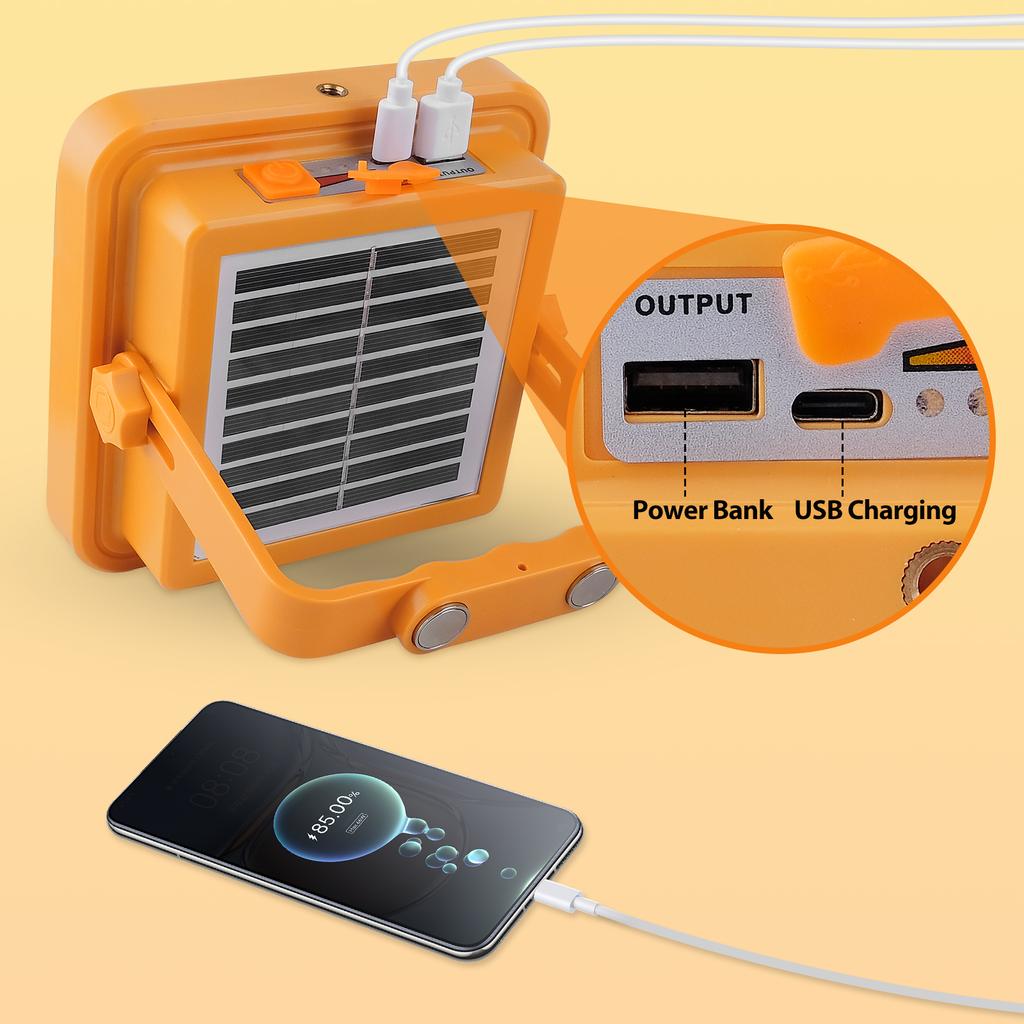 1 шт./2 шт. 120 Вт портативный светодиодный прожектор супер яркий светодиодный рабочий свет USB солнечный перезаряжаемый для уличной лампы для кемпинга светодиодный фонарик