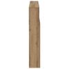 Bed Headboard with Shelves Artisan Oak 120 x 19 x 103.5 cm