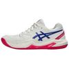 Gel-Dedicate 8 Wide Versatile Comfortable Tennis Shoes Women Sneakers White Blue Pink 1042A235-105