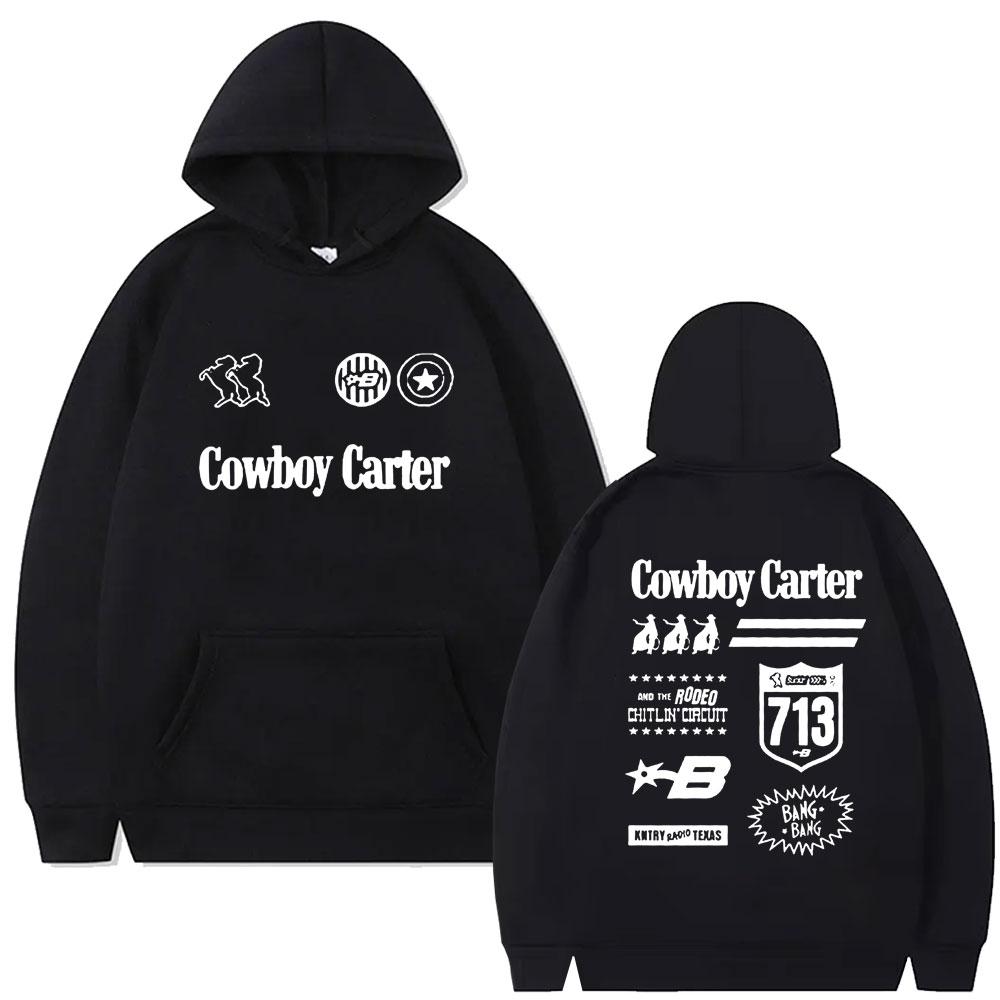Худи Beyonce Cowboy Carter Tour Подарок для фанатов Мужской Женский Модный Оверсайз Худи С капюшоном Спортивный костюм Мужской Винтажный Повседневный Худи