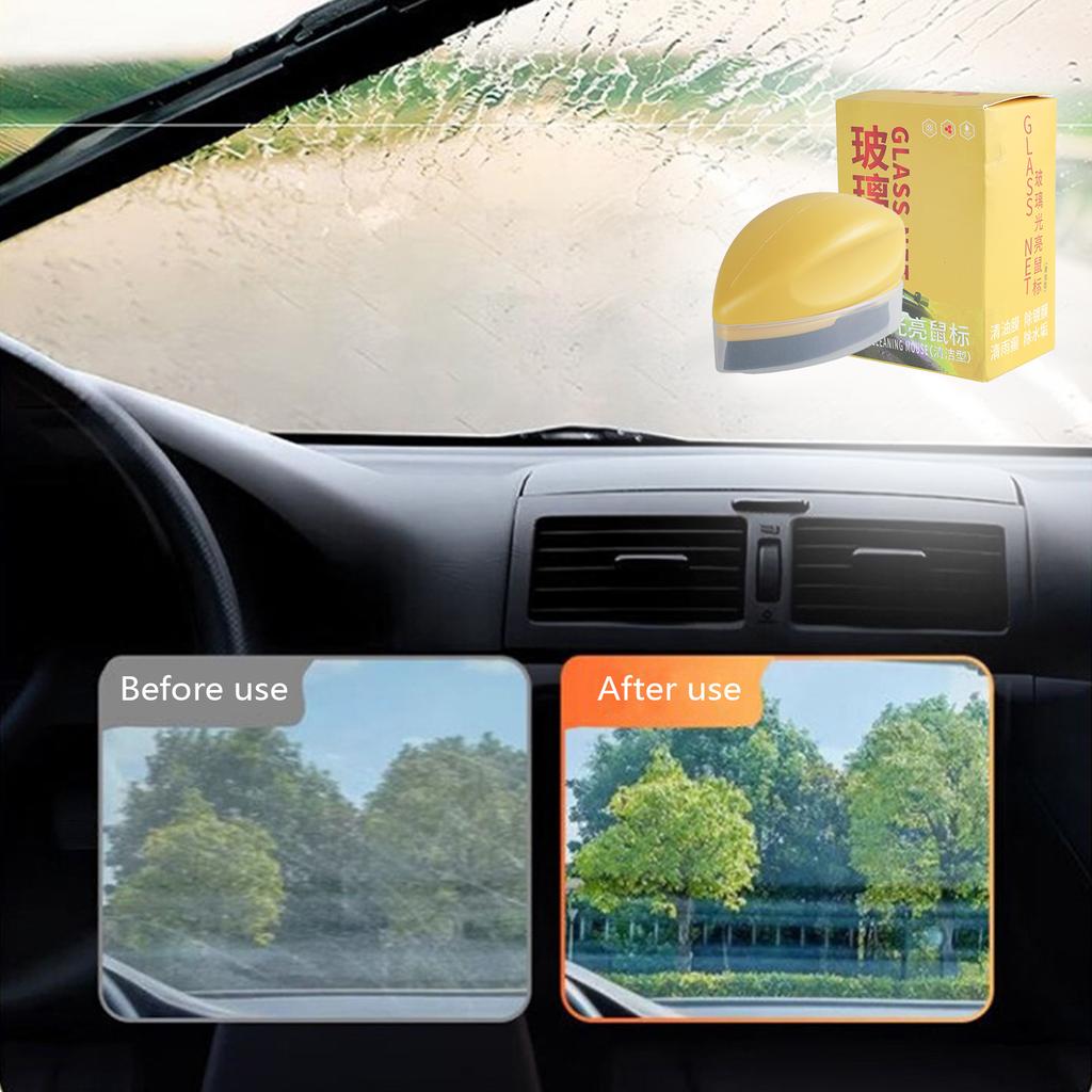 Доска для чистки стекол Щетка для чистки автомобильных стекол Средство для удаления масляной пленки с лобового стекла Покрытие автомобильных стекол Мышь для чистки стекол