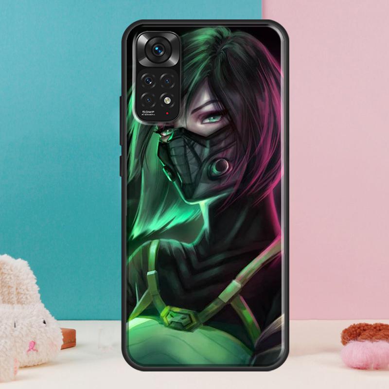 Чехол V-Valorant для Xiaomi Redmi Note 13 12 Pro 14 11 9 10 9S 10S 11S 12S Redmi 14C 13C 10C 12C