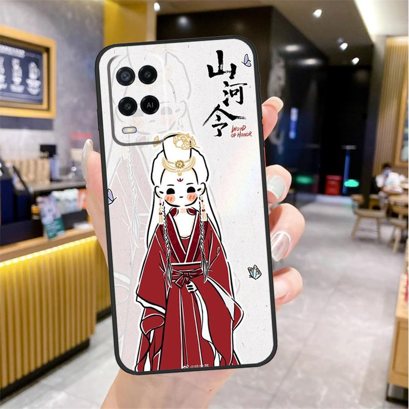 СЛОВО ЧЕСТИ Shan He Ling мультяшный Чехол Для Oppo A5 Pro A15 A17 A57 A77 A60 A80 A40 A18 A38 A58 A78 A98 A96 A76 A16 A94 A74 A54
