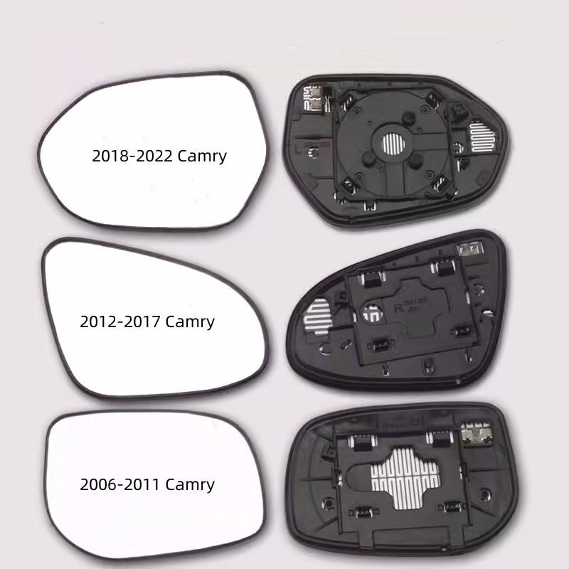 For Toyota 2006-2022 Camry Rearview Mirror Lens Reversing Mirror Lens Reflector Lens With Heating
