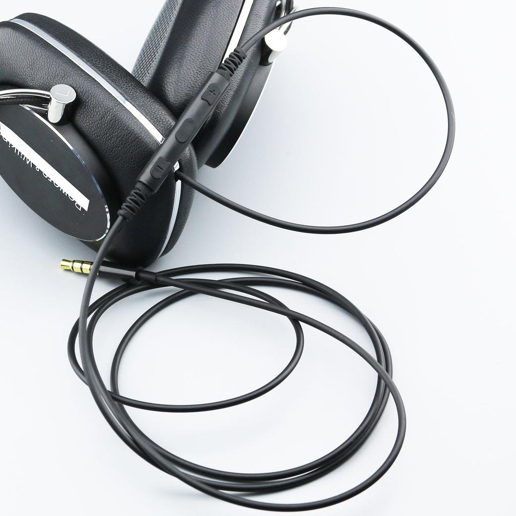 NEOMUSICIA сменный кабель для беспроводных наушников Bowers Wilkins P5 S2, сертифицированный пульт дистанционного управления громкостью, микрофонный шнур для iPhone, iPod, iPad, iOS