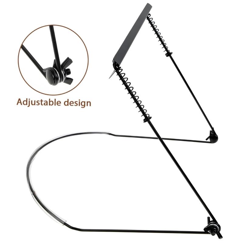 Harmonica Stand Harp Rack 24 Holes Iron Harmonica Neck Holder Mouth Organ Hanger Hook Musical Instrument Accessories