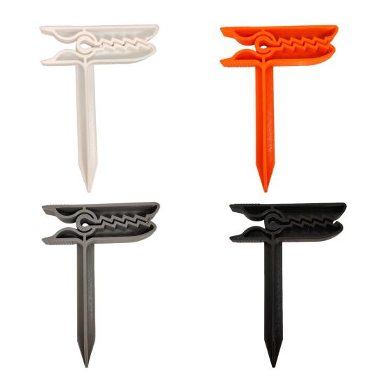 Держатель для коврика для пикника, большой зажим для пляжного полотенца, яркий цвет, противоскользящий дизайн, компактная конструкция, легкий зажим для полотенца для кемпинга