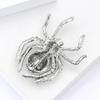 Rhinestone Spider Brooch for Women Unisex Animal Pins Insect Banquet Party Backpack Gifts Jewelry Accessories