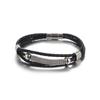 New Tide Brand Weaving Rope Hand Ring Titanium Steel Bracelet Boys Hand Rope