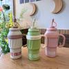 600ML Vacuum Cup Insulation Or Cooling Thermal Mug Cute Thermal Water Bottle  for Boys and Girls