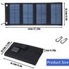 Foldable Design 20W Foldable Solar Panel Kit Portable Folding Solar Panel  Camping
