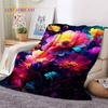 Dream Sun Flowers Nordic Daisy Soft Blankets,Keep Warm Throw Blanket Comfortable Blanket for Picnic Beds Sofa Home Bedroom Gift