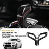 AAACF1 Real Dry Carbon Fiber for BMW F90 M5 F97 X3M F98 X4M 2019-2023 Automatic Shift Gear Knob Trim Cover Car Retrofitting Accessories