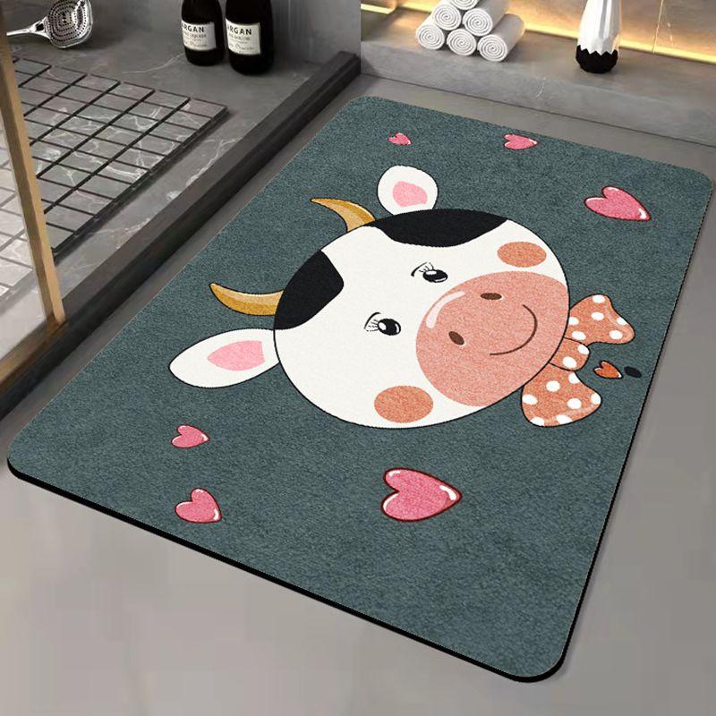 Коврик для пола из диатомовой грязи, впитывающий нескользящий коврик, бытовой коврик для двери, быстросохнущий коврик для туалета, ванной комнаты, душа, коврик для пола