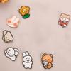 Bunny Cartoons Bunny Brooches Acrylic Bear Bunny Lapel Pins Dog Pin Badge  Men
