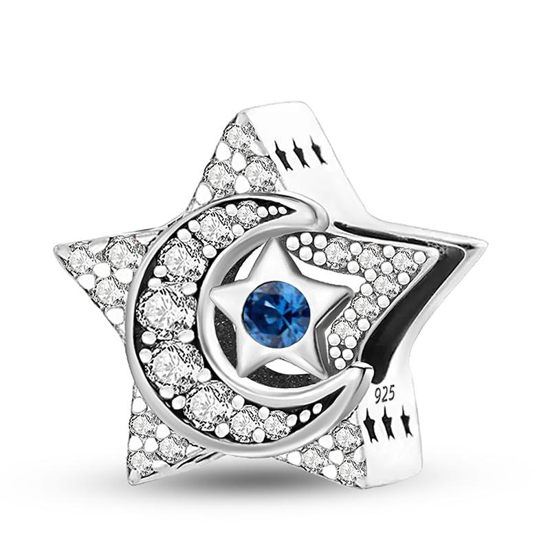 Медь Милый Слоник-Бабочка Синяя Серия Шармы Бусины Подходят для Оригинального Браслета Пангла Высокое Качество DIY Ювелирные Изделия