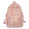 Plaid Schoolbag Student Campus Backpack Women's Travel Backpack