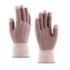 Knitted Gloves Winter Riding Fleece Thickened Warm and Cold-proof Finger Gloves Warm Gloves