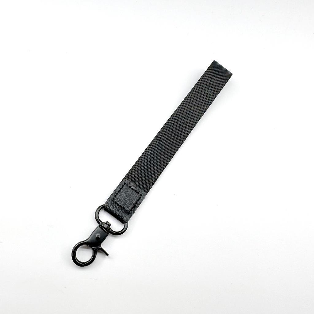 Black Wrist Lanyard Keychain for Men and Women
