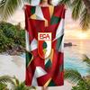 FC Augsburg FC print Quick Dry Beach Towel Microfiber Absorbent Portable Travel Swimming Towel