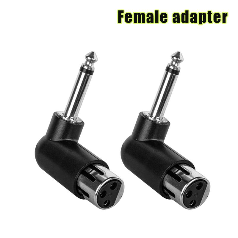 XLR to 6.35mm Audio Adapter Right Angle for Superior Sound Quality Professional Use