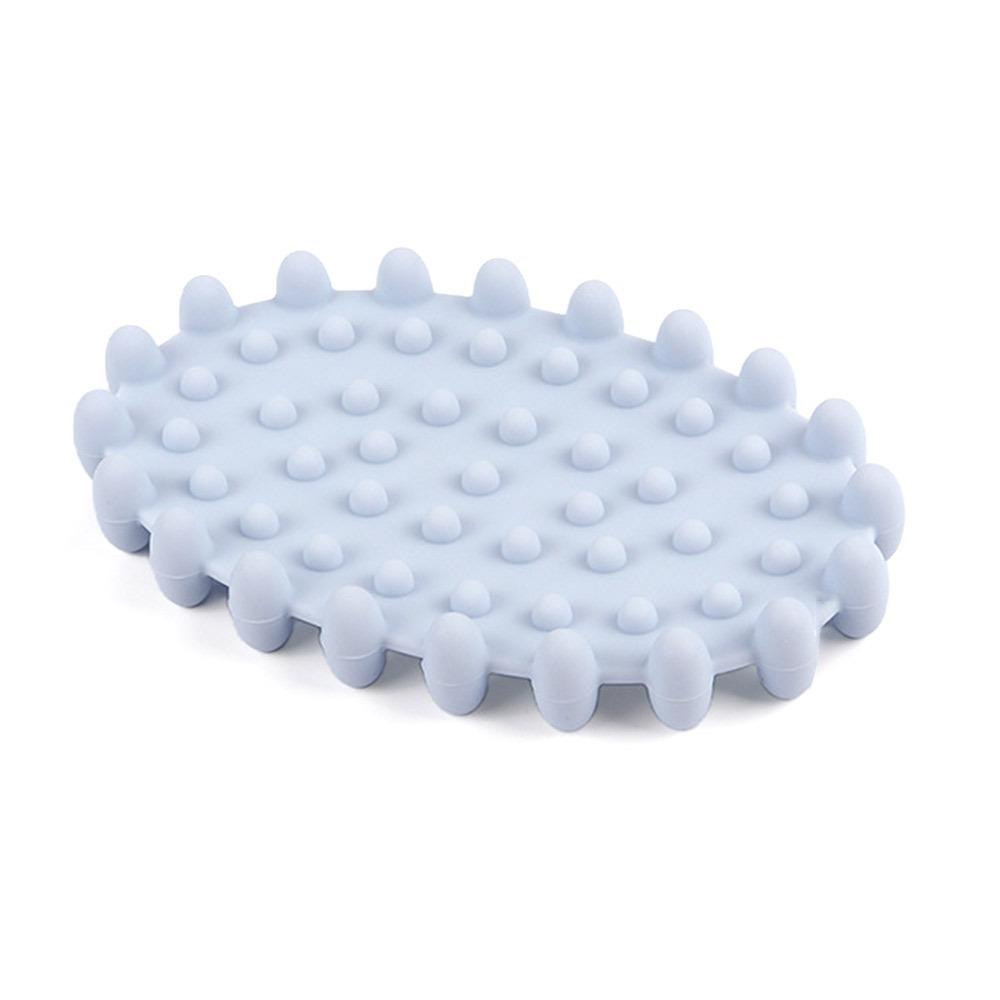 Non-slip Drain Soap Dish Multifunctional Soap Holder Household Soap Box Pad