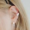 J.Lauren Bold Hammer Silver Earcuff M03939