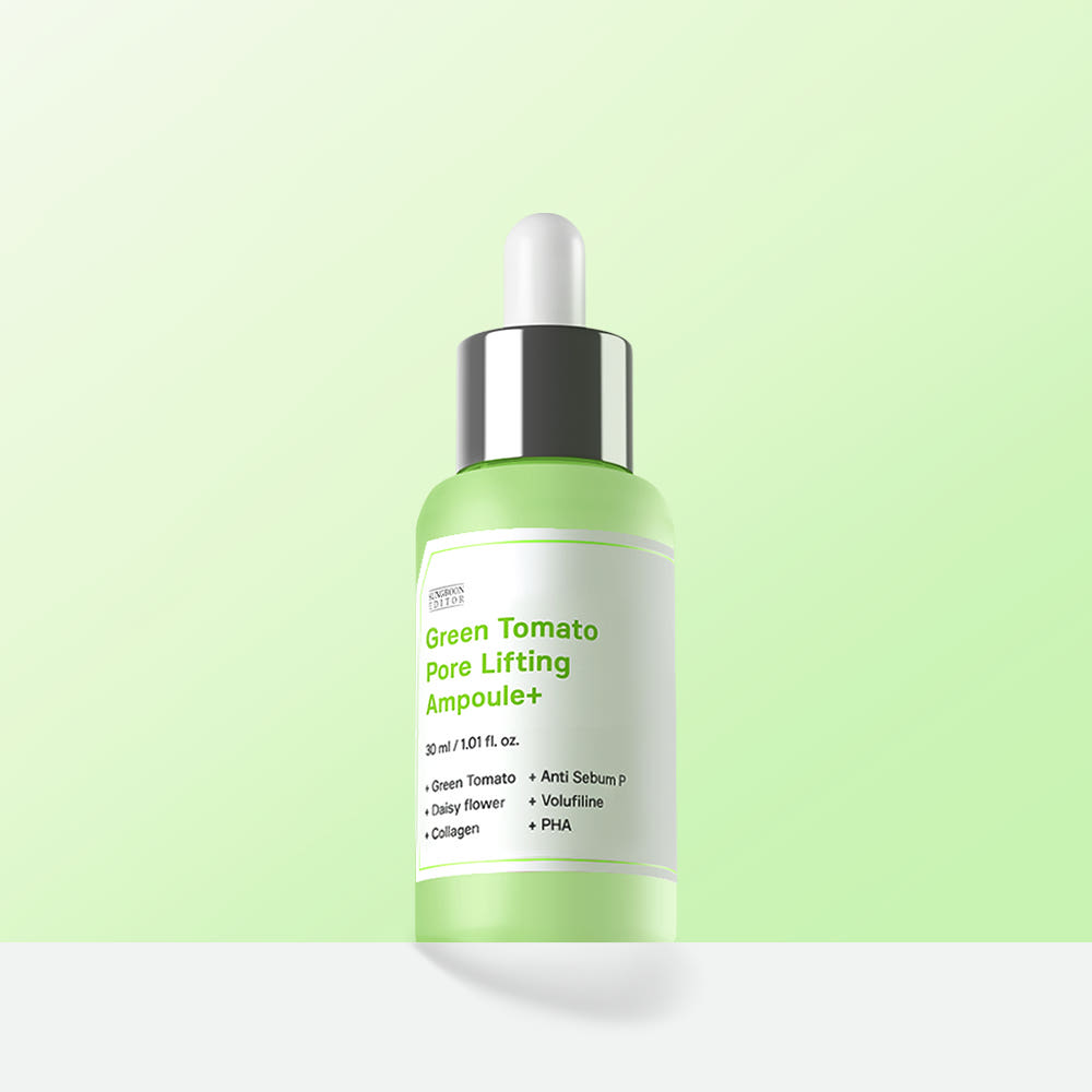 SUNGBOON EDITOR Green Tomato Pore Lifting Ampoule Plus 30ml Korean Firming & Pore Care Facial Ampoule