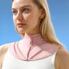 Women Shawl Sunscreen Neck Wrap Outdoor Fake Collar Ice Silk Cooling Anti-UV Neck Gaiters Solid Color Pullover Shoulder