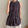 New Arrivals Open Run Women Pintuck Ribbon Blouse