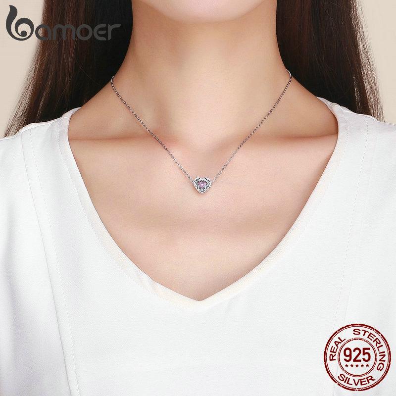 Подвеска BAMOER Heart Lock и Key Girl Power для оригинального браслета, подвеска из стерлингового серебра 925 пробы