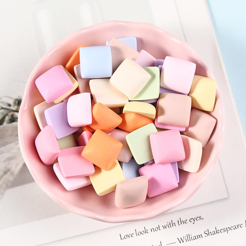 Home Living Hairpin Material DIY Cream Glue Macaron Color Five-pointed 10pcs Phone Case Patch Poreless Plum Love Blossom Patch Matte