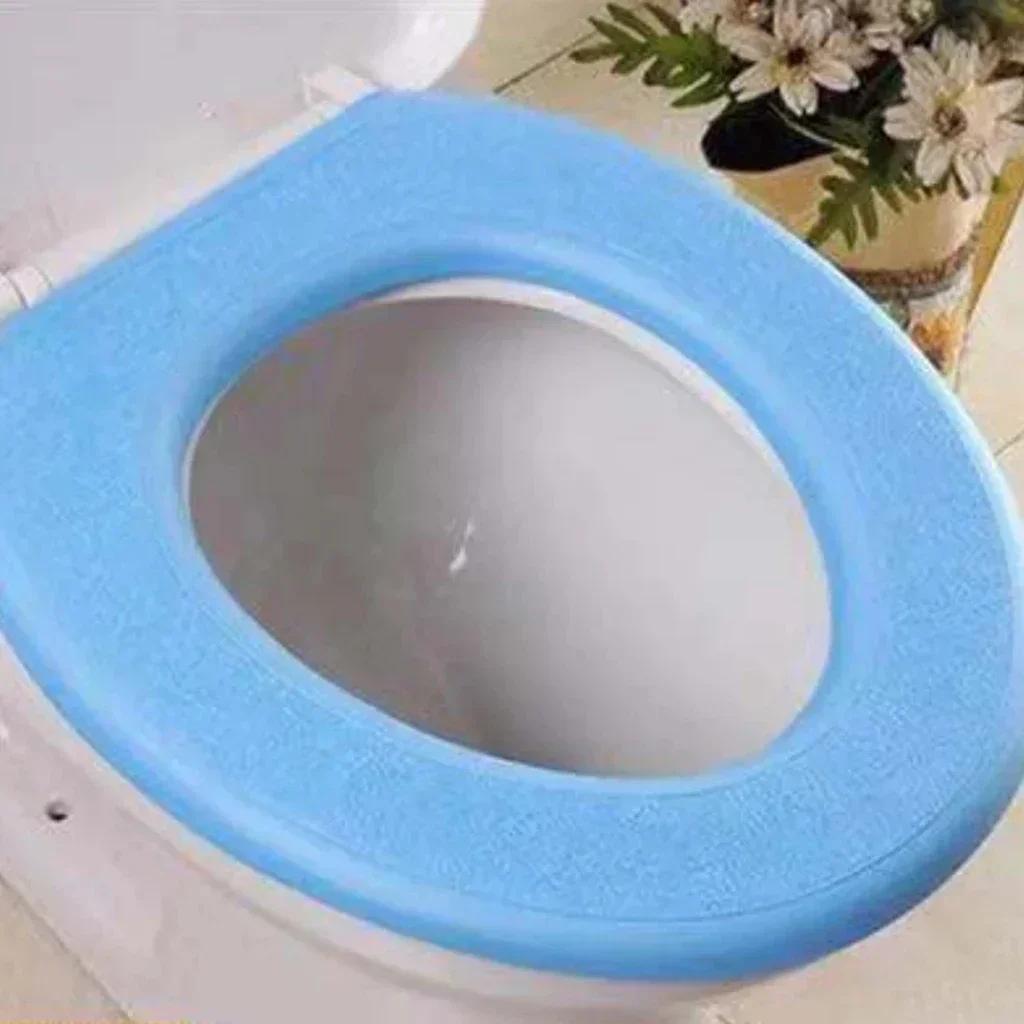 Мягкий чехол для унитаза Waterpoof, моющийся коврик для туалета в ванной комнате, подушка, О-образное сиденье для унитаза, биде, чехол для унитаза, аксессуары