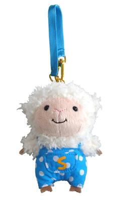 Плюшевая игрушка-маскот «Овечка» от Naito Design Institute, высота 11 см