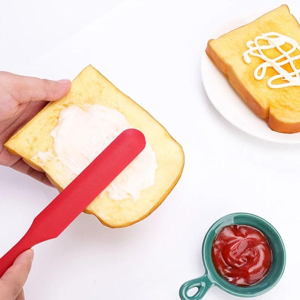Mixing Spatula Cake Spatula High Temperature Long Scraper Multi-color Cream Spatula  Household