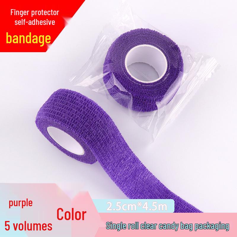 Sports Finger Protector Self-Adhesive Bandage: Finger Wrap Tape & Wrist Support for Basketball/Badminton