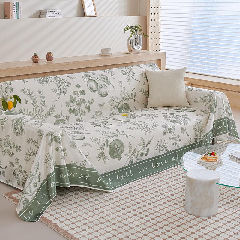 Ice Silk Artistic Sofa Towel Summer Summer Sofa Cushion Can Cover a Whole Sofa Cover