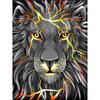 HuaCan Алмазная картина DIY Kit Лев Картина Полный круглый дрель Мозаика Картины с животными Вышивка Домашний декор