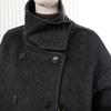Autumn and Winter New Wool Double-sided Woolen Coat New Long Stand-up Collar Wool Coat Coat