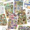 Scrapbooking Material Miniature Collection Stickers Miniature Scene Collection Kids