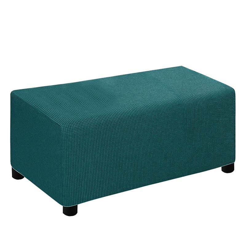 1 шт. Чехол на табурет Прямоугольный Накидка Большой Полиэстер Эластичный Съемный Стрейч Однотонный Защитник Табурета