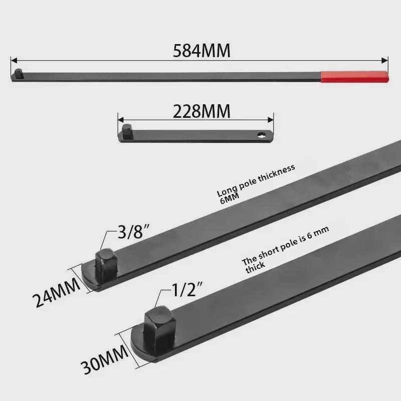 Регулируемый автомобильный натяжитель ремня холостого хода ключ удлинитель инструмента