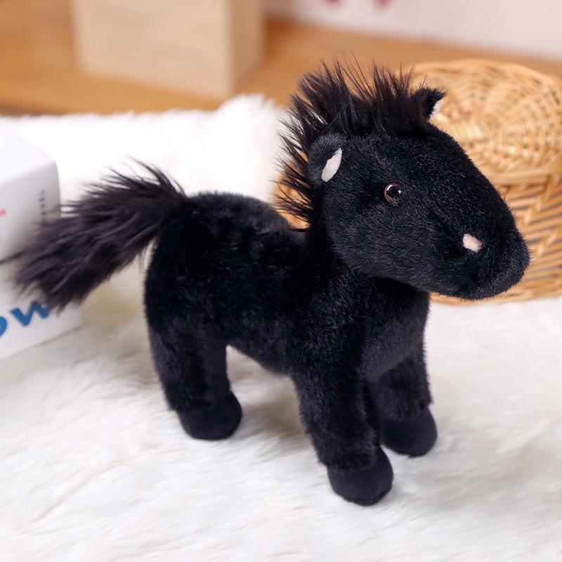 Simulation Cute Short-Legged Pony Plush Toy - Comfort Gift for Girls