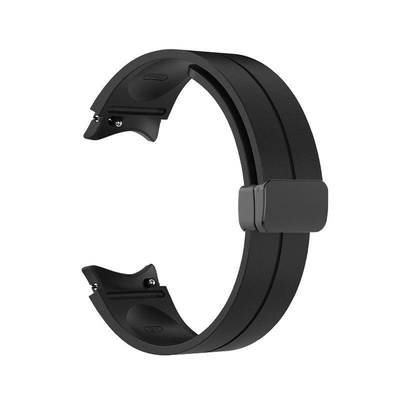 Силиконовый ремешок для Samsung Galaxy Watch 6/5/4 44 мм 40 мм 5 Pro 45 мм с магнитной пряжкой для Galaxy Watch 4 Classic 42 46 мм