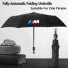FA7Portable Folding Automatic Sun Protection UV Sunshade Umbrella For BMW M Emblem E46 E36 E34 F10 E90 F30 E60 F30 E53 E30 E92 E87