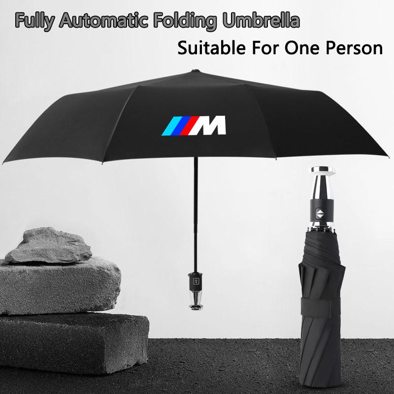 FA7Portable Folding Automatic Sun Protection UV Sunshade Umbrella For BMW M Emblem E46 E36 E34 F10 E90 F30 E60 F30 E53 E30 E92 E87