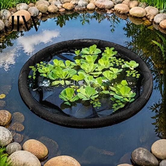 Floating Aquatic Plant Barrier Pond Planter, Fish Netting, Protector, 18" 24" 31" Ring, Mesh for Garden Ponds, Plants Accessories