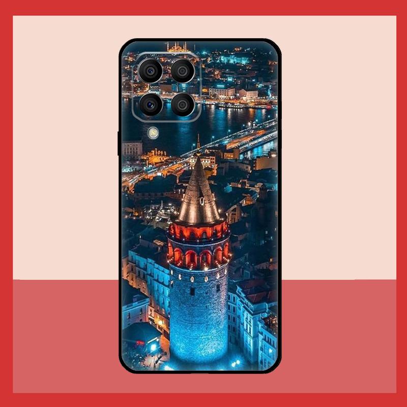 Турция Стамбул Пейзаж Чехол-бампер для Samsung Galaxy M11 M31 M14 M34 M54 M12 M32 M52 M15 M13 M06 M16 M36 M56 M53 M35 M55